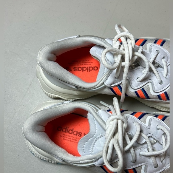 Adidas Women’s Size 6 Ozweego White Gum Coral Rare Colorway Sneaker Shoe - Picture 13 of 14